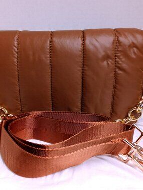 Quilted Crossbody - Brown